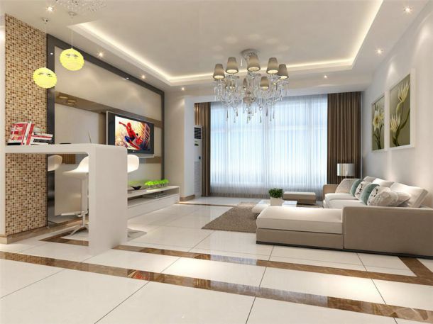 首創(chuàng)國際135平簡約風格設計方案