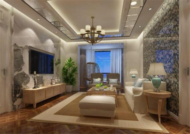 盛龍廣場(chǎng)小區(qū)120平簡(jiǎn)約風(fēng)格設(shè)計(jì)方案