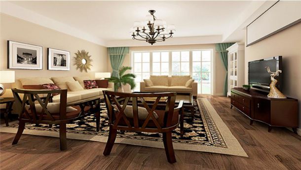 金輝世界城135平美式風格設計方案