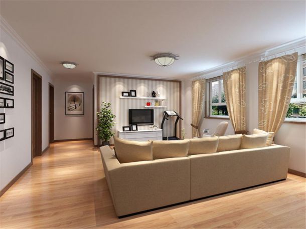 曲江亮麗家園130平簡約風(fēng)格設(shè)計(jì)方案