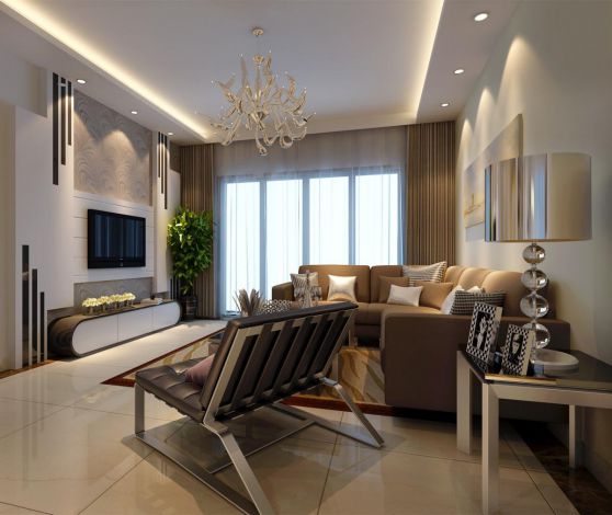 萬象春天小區(qū)140平米現(xiàn)代簡約設(shè)計方案