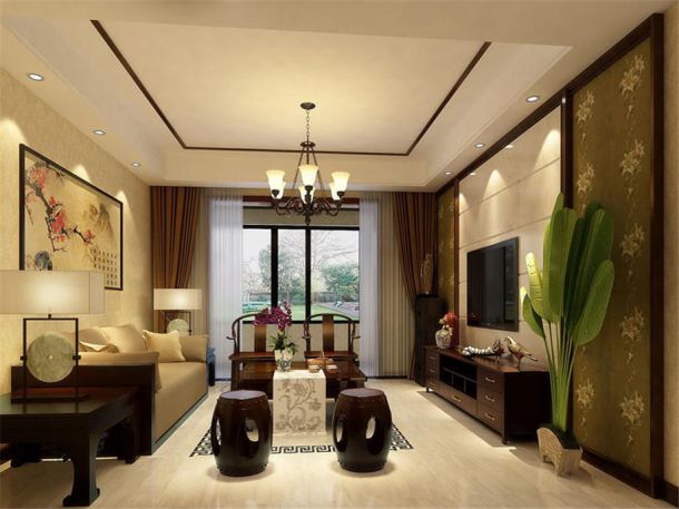 金地湖城大境108平新中式風(fēng)格設(shè)計(jì)方案