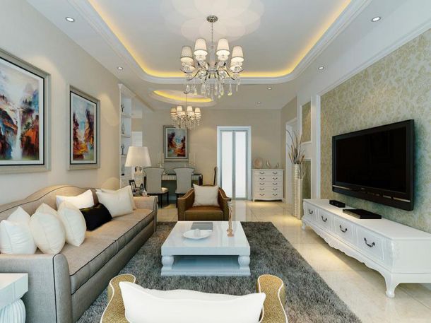 金地湖城大境108平歐式風(fēng)格設(shè)計方案