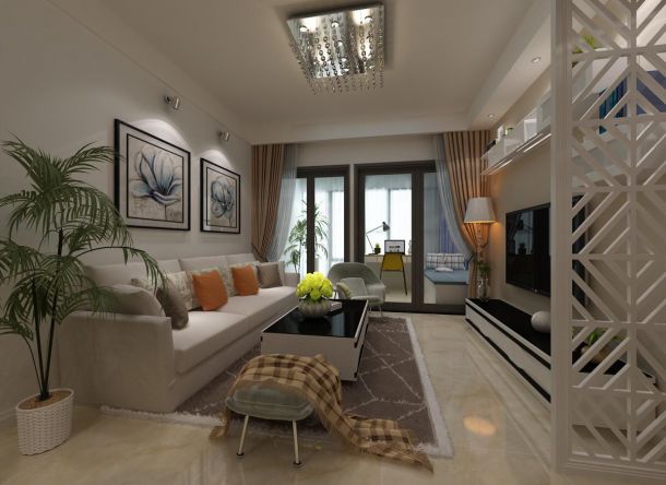 楓林意樹98平米現(xiàn)代簡約設(shè)計(jì)方案