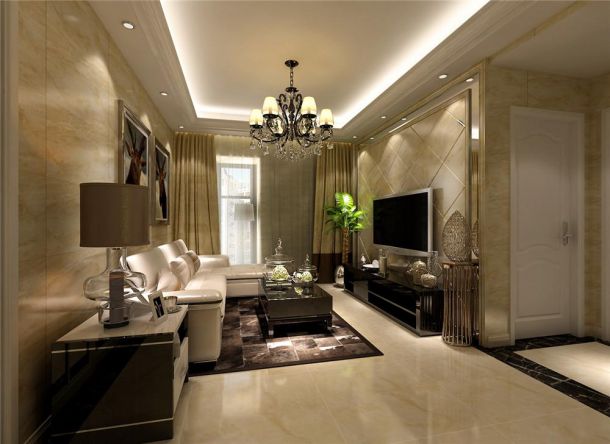 金輝悅府117平米現(xiàn)代設(shè)計方案