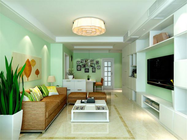 依云小鎮(zhèn)89平簡約風(fēng)格設(shè)計方案