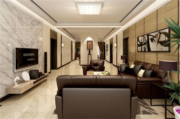 曲江公館140平簡(jiǎn)約風(fēng)格設(shè)計(jì)方案