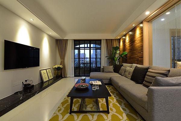 西岸國際花園160平米現(xiàn)代簡約設計方案