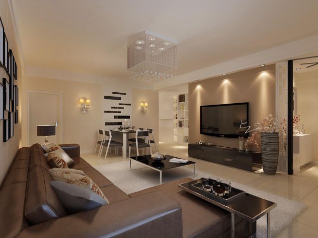 國(guó)賓中央?yún)^(qū)100平米現(xiàn)代風(fēng)格