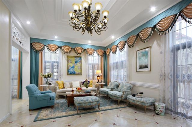 金地湖城大境336平歐式風(fēng)格設(shè)計方案