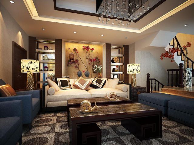 中海鉑宮 360平  新中式風(fēng)格