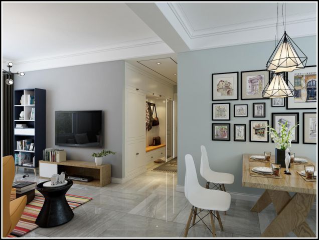 鑫苑大都匯小區(qū)137平米現(xiàn)代簡約風格設(shè)計方案