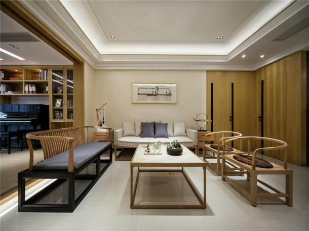 玫瑰公館204平新中式風(fēng)格