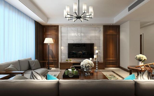 中建國熙臺170平現(xiàn)代設計風格