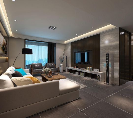 恒大國(guó)際城小區(qū)128平米現(xiàn)代簡(jiǎn)約風(fēng)格設(shè)計(jì)方案