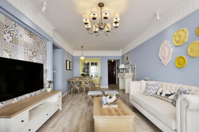 金科天籟城110平米混搭風(fēng)格設(shè)計(jì)方案