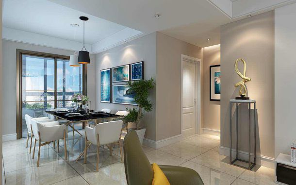 鑫苑大都匯108平方現(xiàn)代簡(jiǎn)約