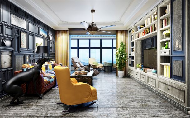 鑫苑大都匯114平歐式風(fēng)格設(shè)計方案