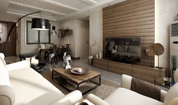 依云小鎮(zhèn)89平米工業(yè)風(fēng)格