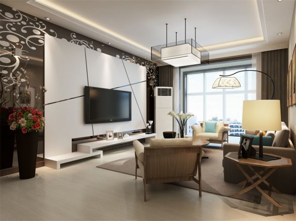 白樺林間100平簡約風(fēng)格設(shè)計方案