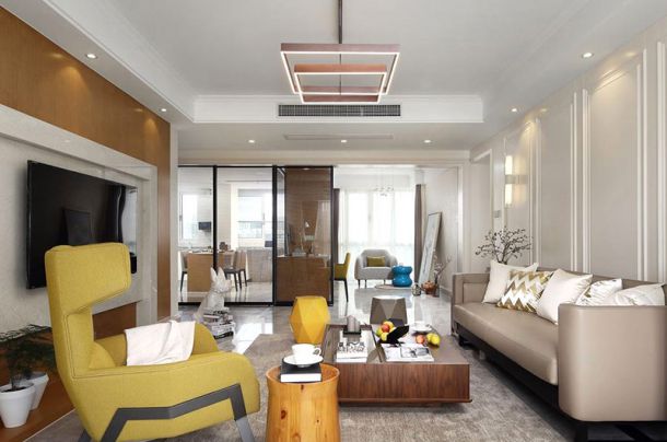 萬(wàn)科·東方傳奇/136平米/現(xiàn)代簡(jiǎn)約