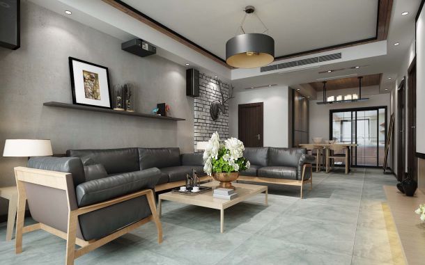 中海開元壹號130平方米現(xiàn)代簡約