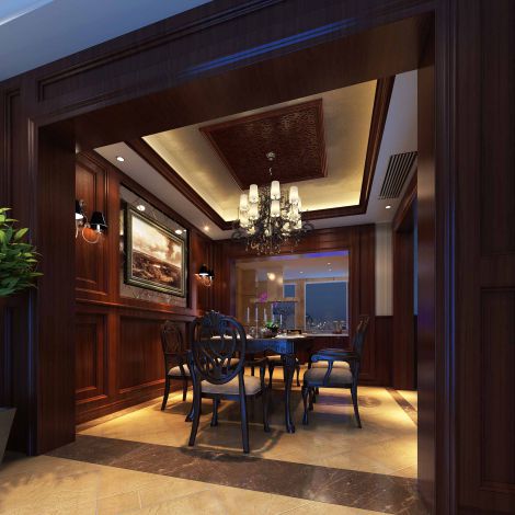 融僑城小區(qū)170平米歐式風(fēng)格設(shè)計案例