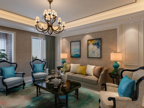 金輝公園里/160平米/簡(jiǎn)歐風(fēng)格