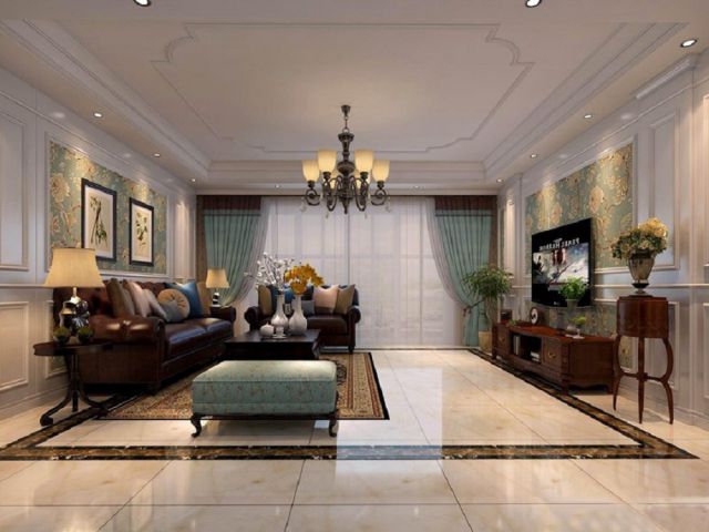 開元第一城120平米美式風(fēng)格