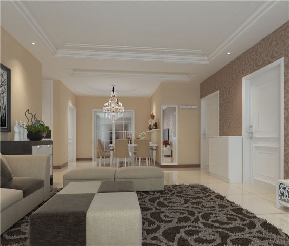 開元壹號92平簡約風格設計方案