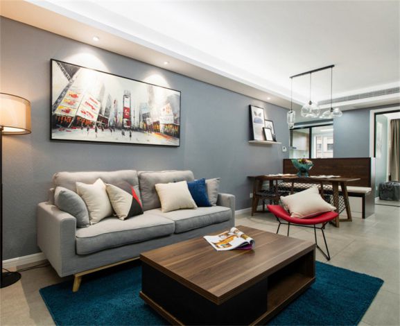 湖濱花園105平方米現(xiàn)代簡(jiǎn)約