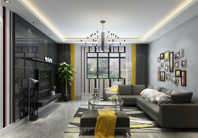 高山流水/120平米/現(xiàn)代簡(jiǎn)約