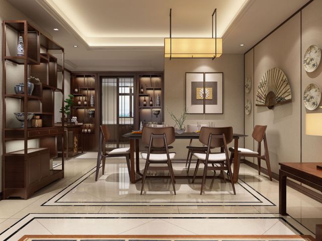 鑫苑大都匯/142平米/新中式風格