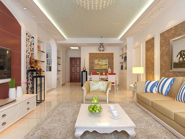 曲江龍邸98平米現(xiàn)代簡(jiǎn)約風(fēng)格設(shè)計(jì)案例