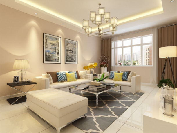 春曉華苑125平米三居室現(xiàn)代簡約風(fēng)格設(shè)計(jì)方案效果圖參考