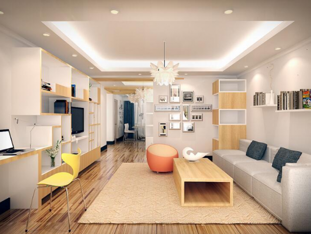 春曉華苑99.9平米三居室現(xiàn)代簡約風格設(shè)計方案效果圖參考