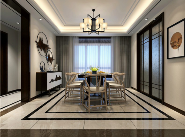 龍湖曲江畔147平米三居室現(xiàn)代簡約風(fēng)格裝修設(shè)計(jì)方案效果圖參考