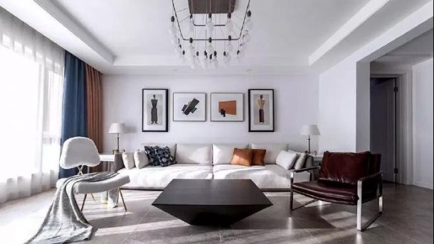 龍湖香醍125平米現(xiàn)代簡約裝修設計效果圖