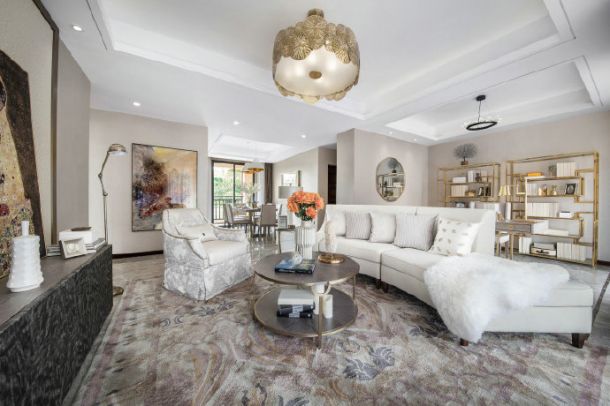 紫薇田園都市150平米簡約風(fēng)格裝修設(shè)計效果圖