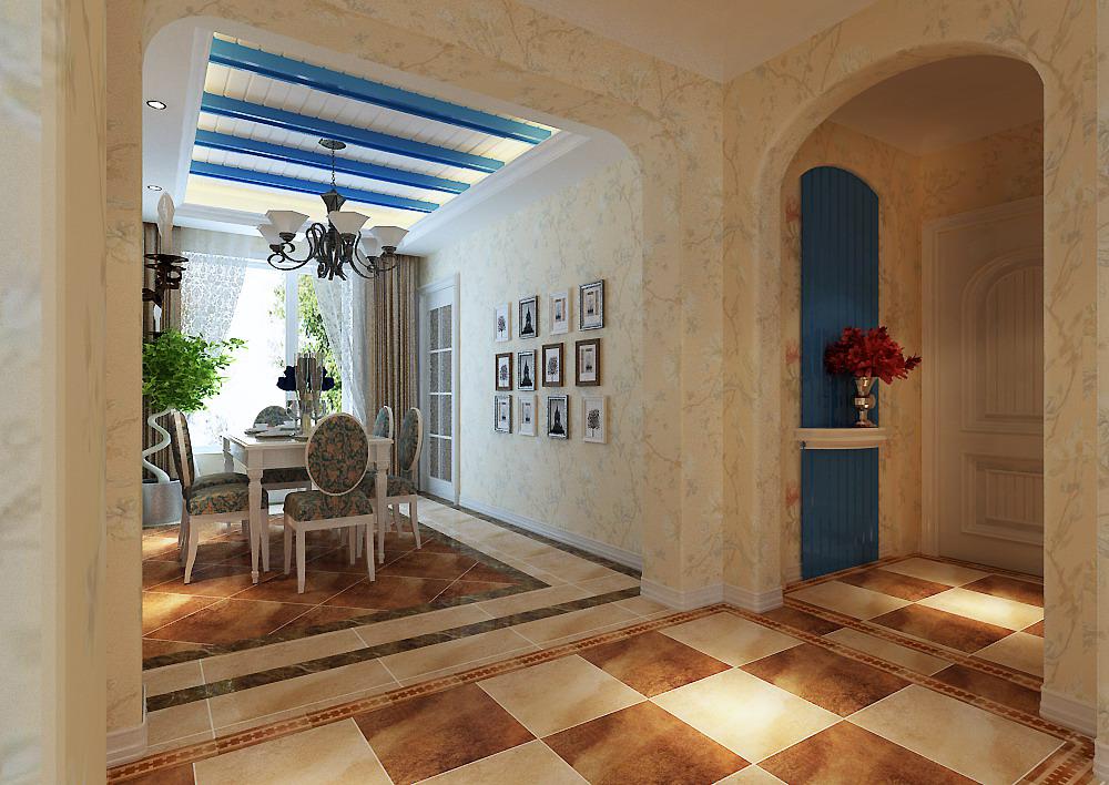 陽光臺130平地中海風(fēng)格設(shè)計方案