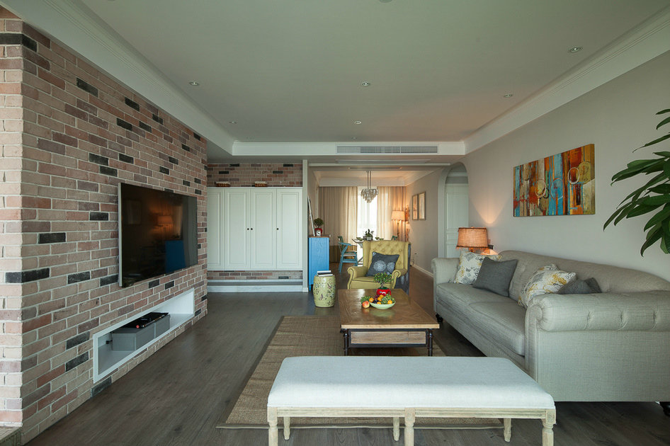  高新綠地135平田園混搭風(fēng)格設(shè)計(jì)方案