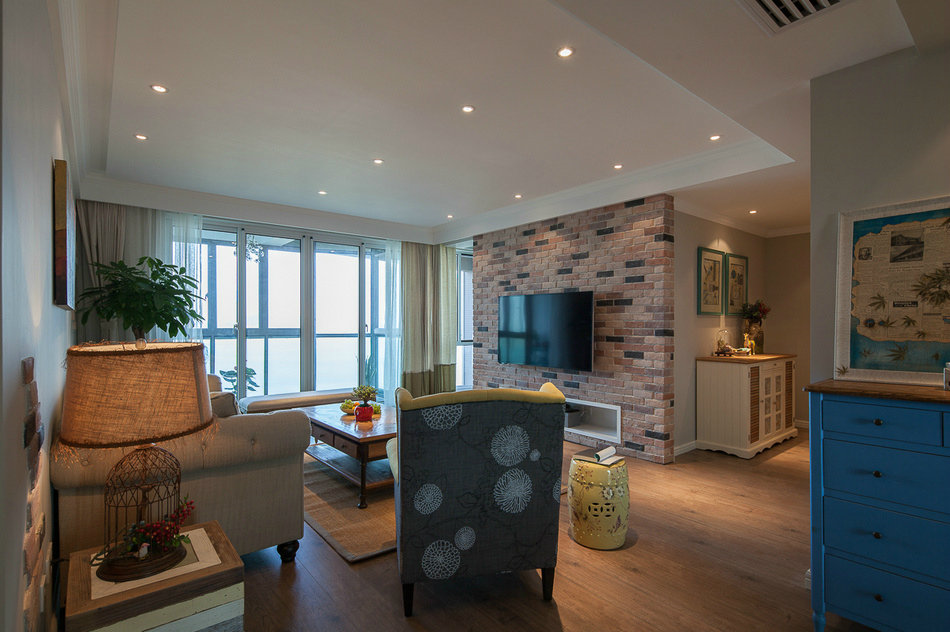  高新綠地135平田園混搭風(fēng)格設(shè)計(jì)方案