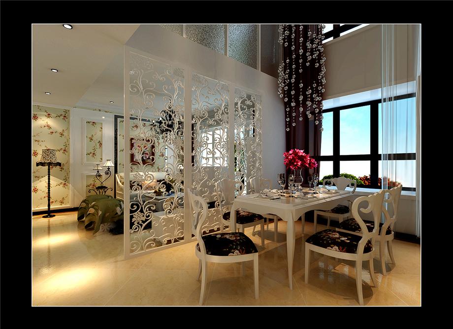 恒大綠洲150平歐式風(fēng)格設(shè)計方案