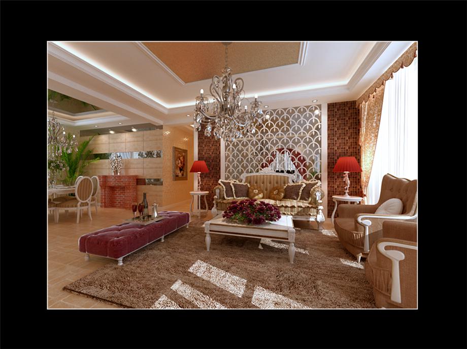 華城萬象150平歐式風(fēng)格設(shè)計(jì)方案