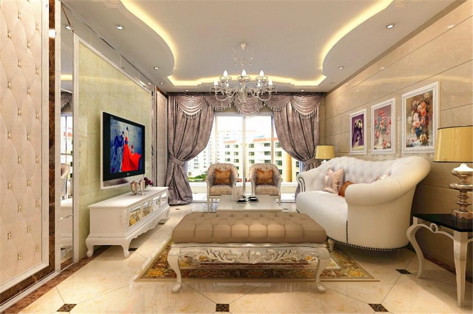 興盛園220平歐式風格設計方案