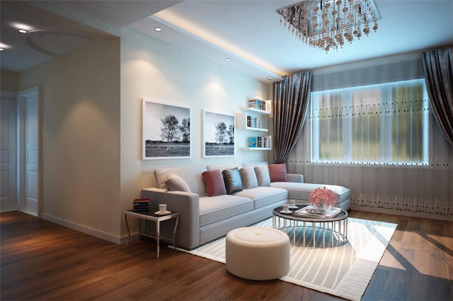 華豪麗晶121平米簡約風(fēng)格設(shè)計方案