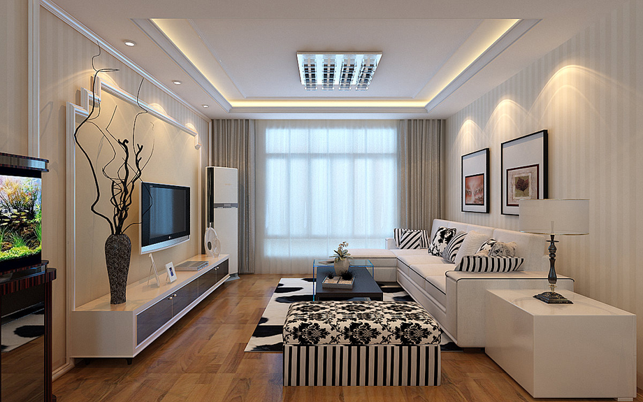 天朗大興郡125平現(xiàn)代簡約設(shè)計(jì)方案