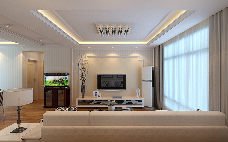 天朗大興郡125平現(xiàn)代簡約設(shè)計(jì)方案