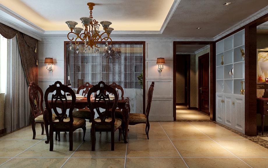 金輝悅府140平簡(jiǎn)歐設(shè)計(jì)方案