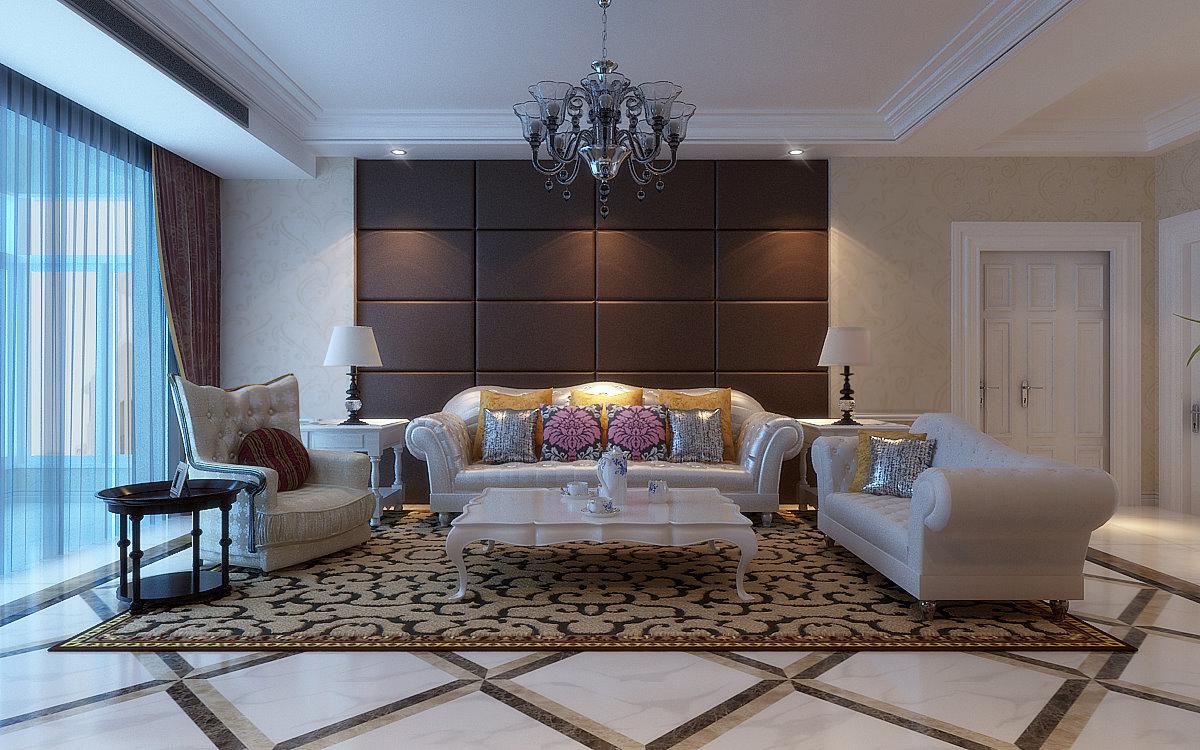 龍湖香醍160平歐式風(fēng)格設(shè)計(jì)方案